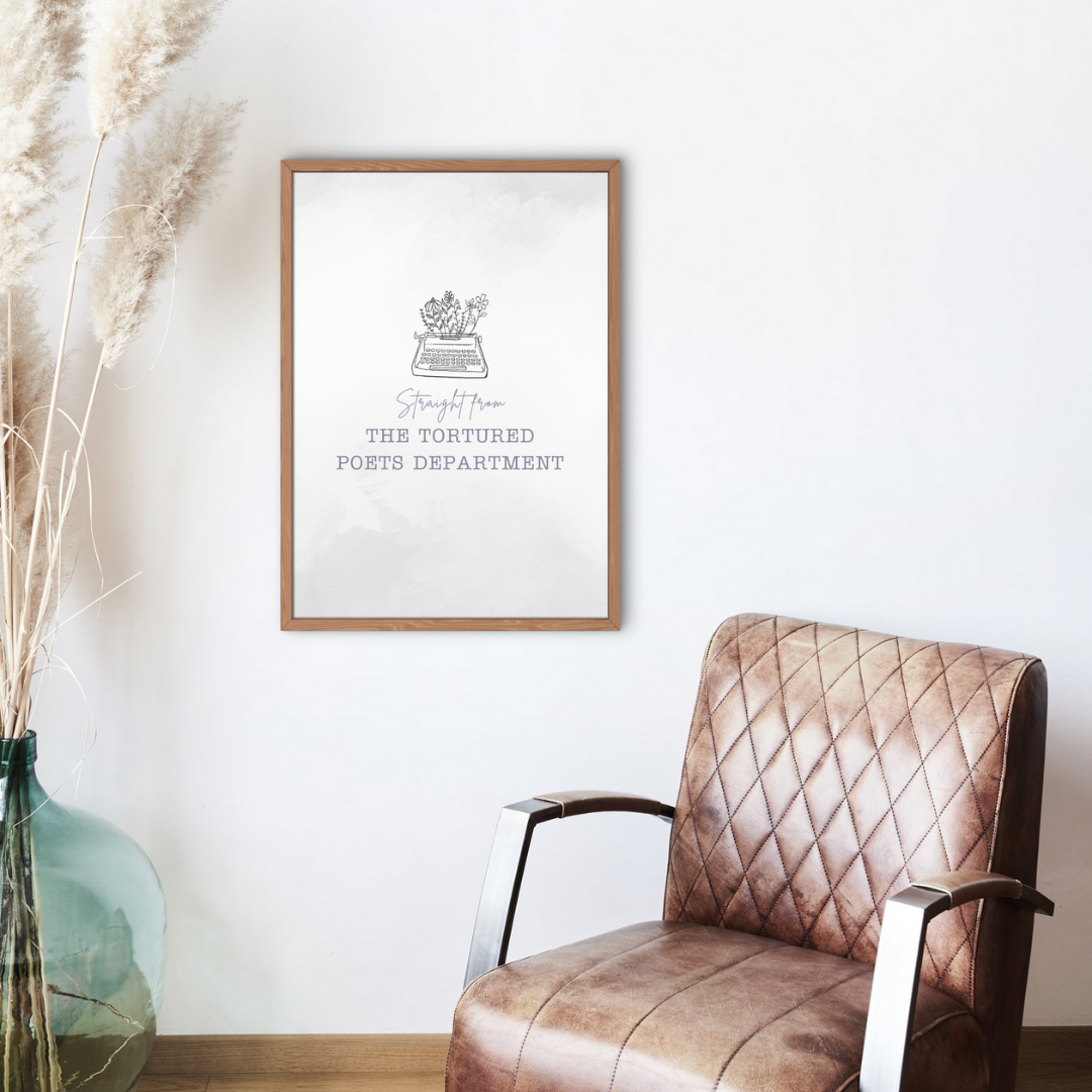Straight From The Tortured Poets Department Taylor Swift Wall Art Print – 8x10 Digital Download | LGBTQIA+ Supporting Prints