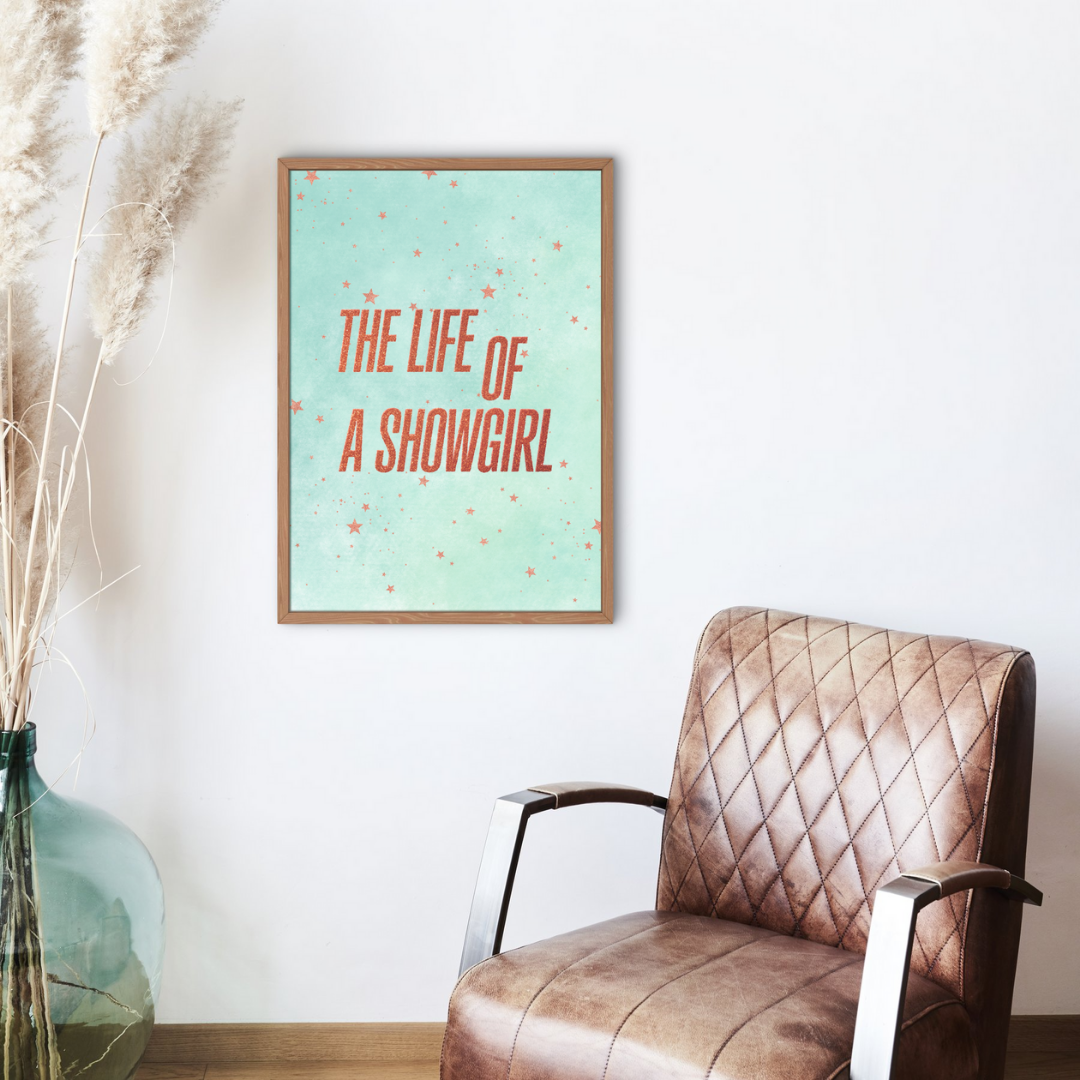The Life of a Showgirl Taylor Swift Wall Art Print – 8x10 Digital Download | LGBTQIA+ Supporting Prints
