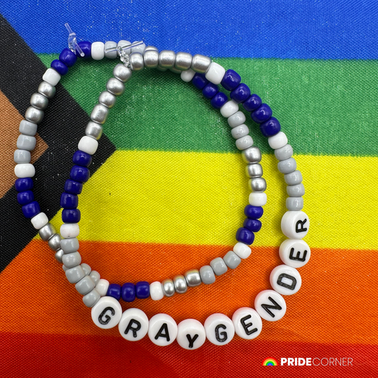 Graygender Beaded Bracelets | LGBTQIA+ Inclusive Pride Jewellery