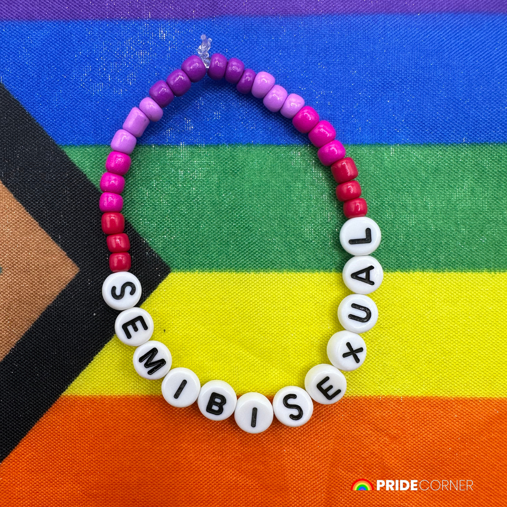 Semibisexual Beaded Bracelets | LGBTQIA+ Inclusive Pride Jewellery
