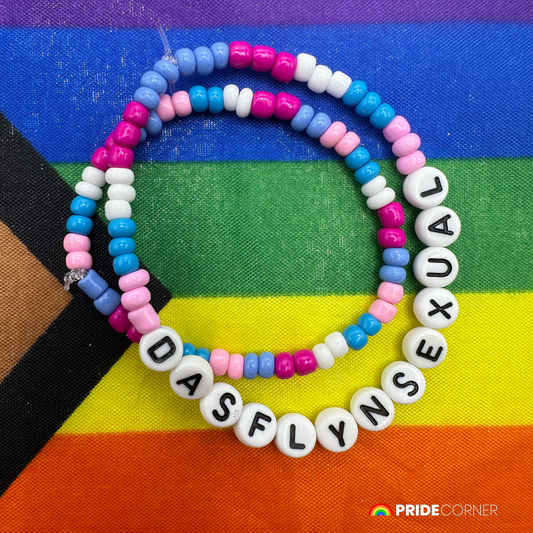 Dasfylnsexual Beaded Bracelets | LGBTQIA+ Inclusive Pride Jewellery