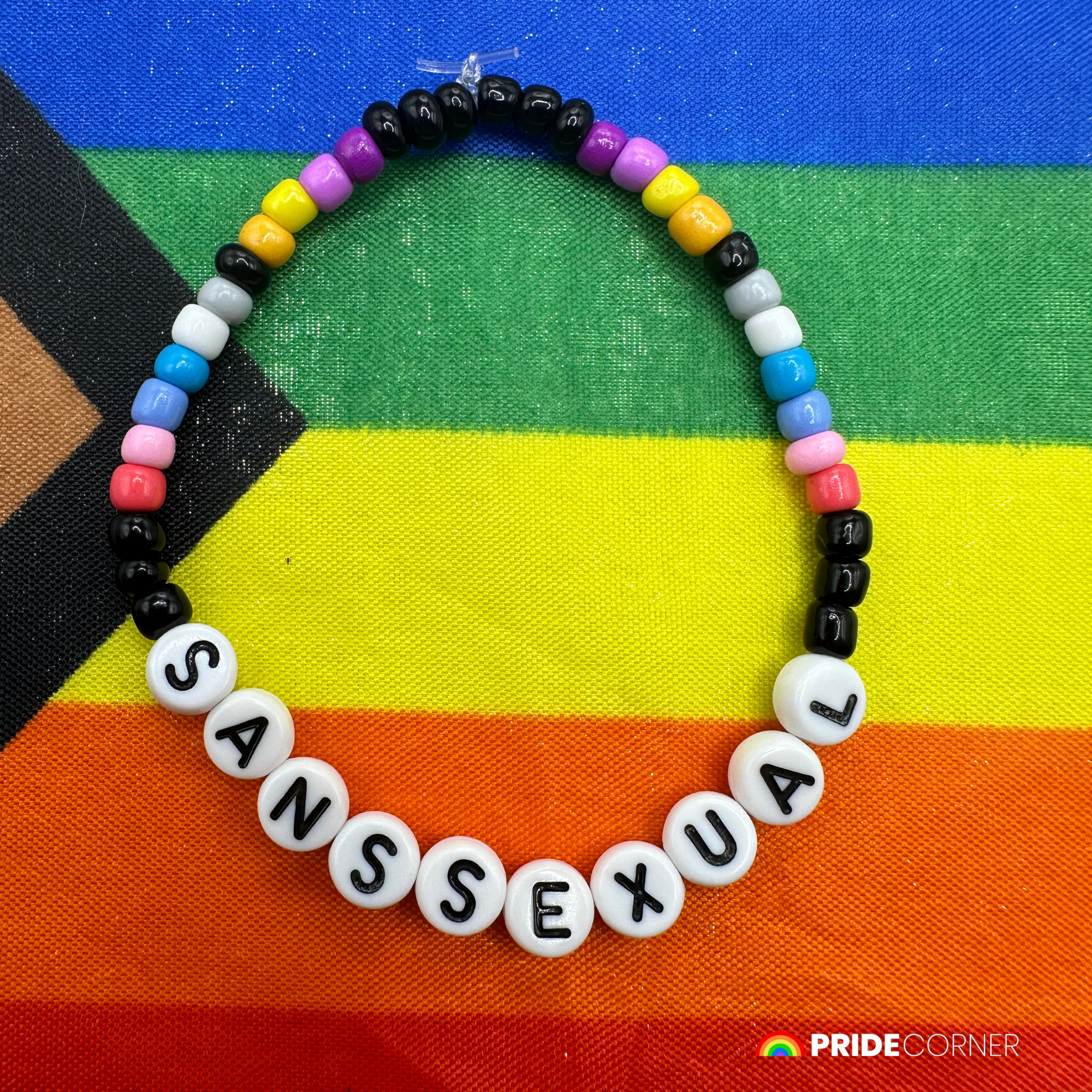Sanssexual Beaded Bracelets | LGBTQIA+ Inclusive Pride Jewellery