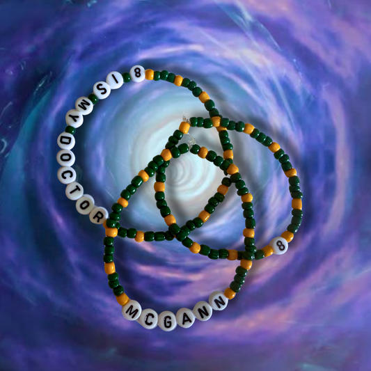 Eighth Doctor (Paul McGann) Doctor Who Bracelets | LGBTQIA+ Supporting Jewellery