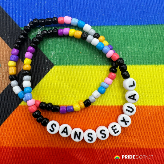 Sanssexual Beaded Bracelets | LGBTQIA+ Inclusive Pride Jewellery