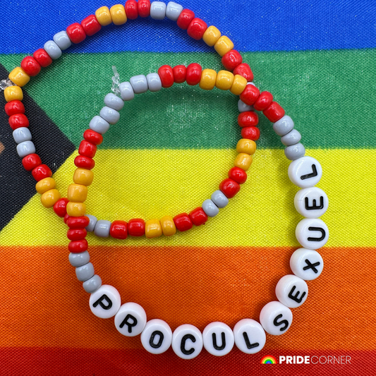 Proculsexual Beaded Bracelets | LGBTQIA+ Inclusive Pride Jewellery