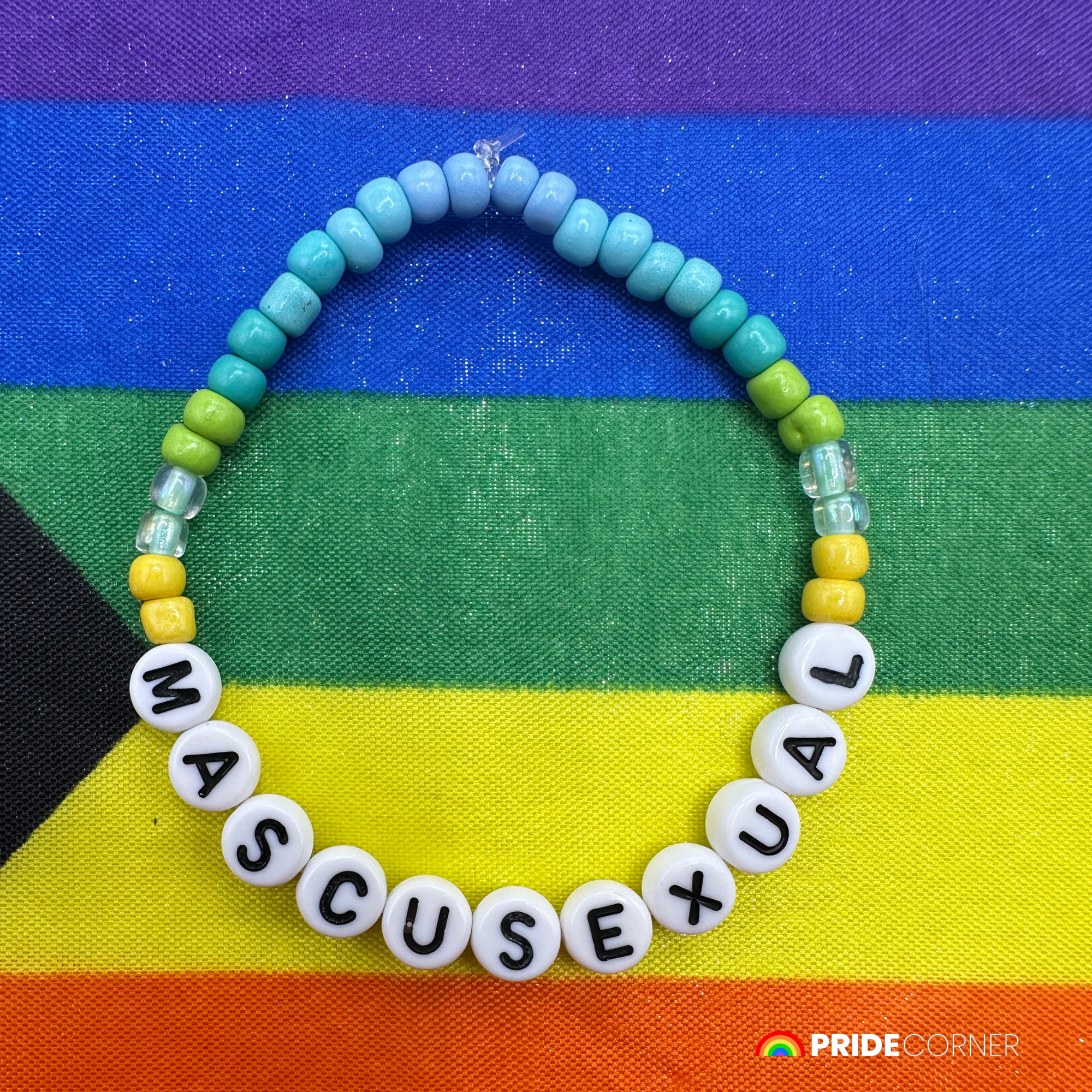 Mascusexual Beaded Bracelets | LGBTQIA+ Inclusive Pride Jewellery