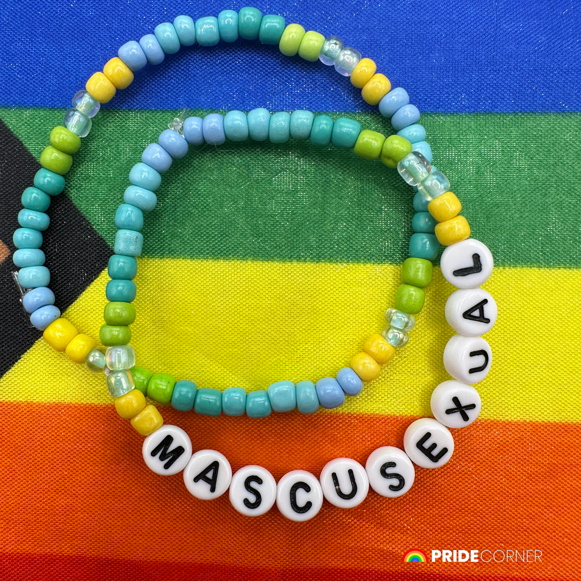 Mascusexual Beaded Bracelets | LGBTQIA+ Inclusive Pride Jewellery