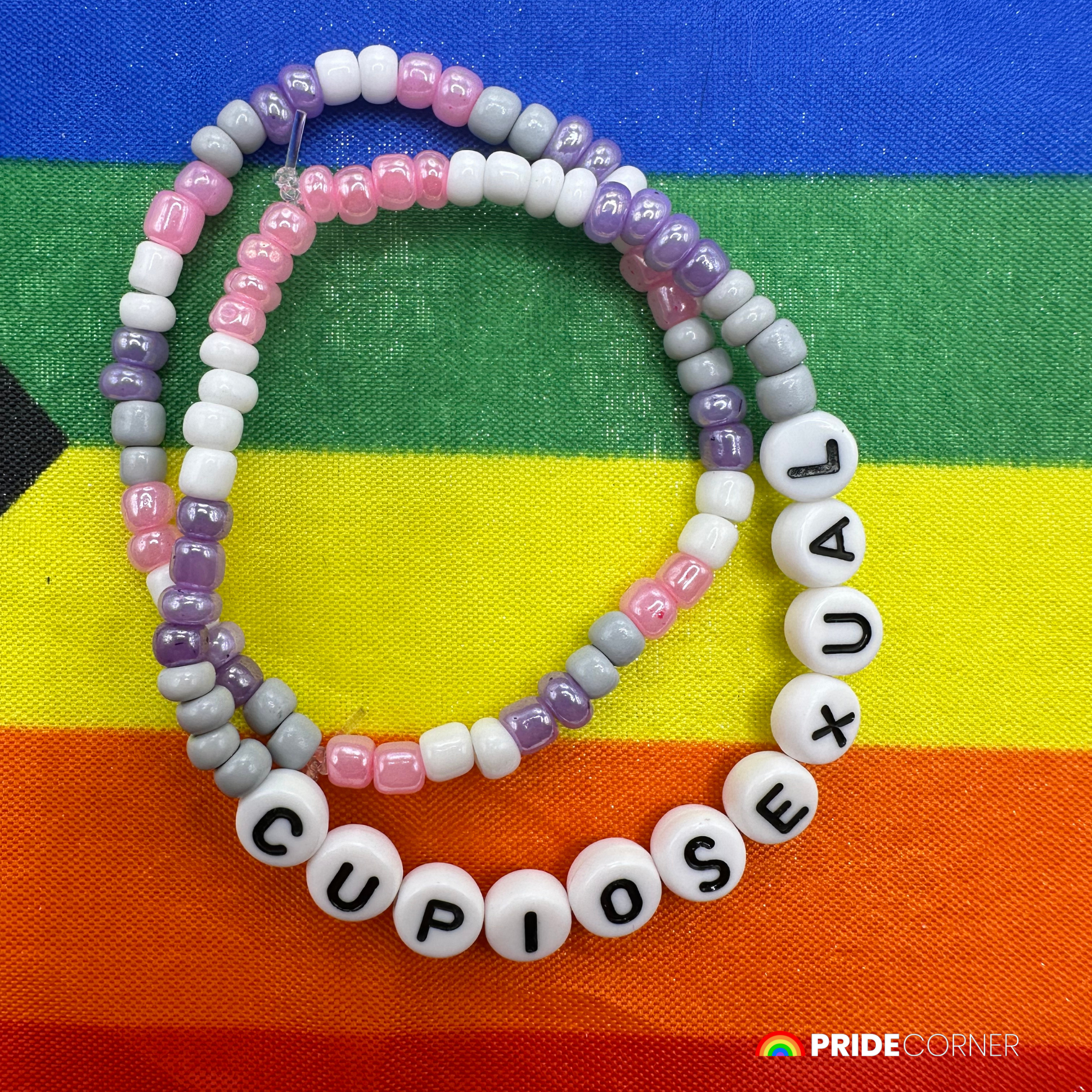 Cupiosexual Beaded Bracelets | LGBTQIA+ Inclusive Pride Jewellery