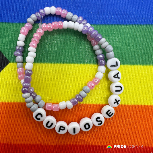 Cupiosexual Beaded Bracelets | LGBTQIA+ Inclusive Pride Jewellery