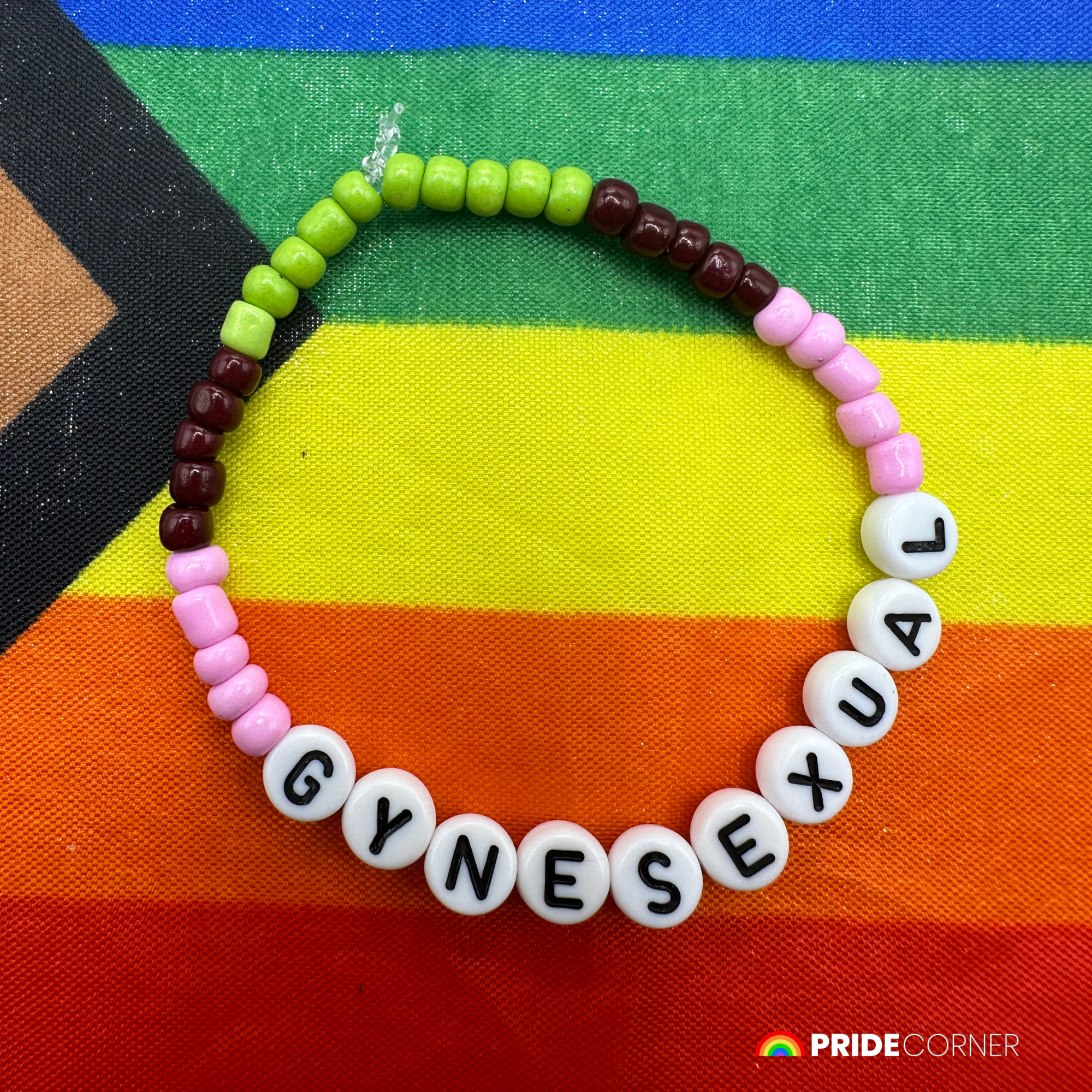 Gynesexual Beaded Bracelets | LGBTQIA+ Inclusive Pride Jewellery