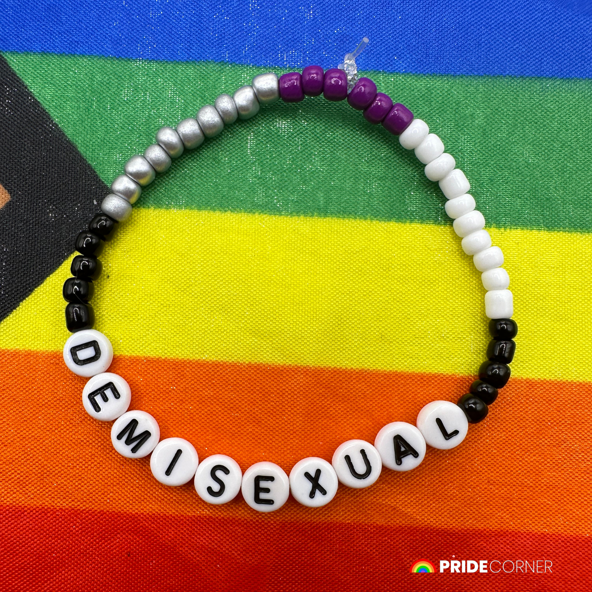 Demisexual Beaded Bracelets | LGBTQIA+ Inclusive Pride Jewellery