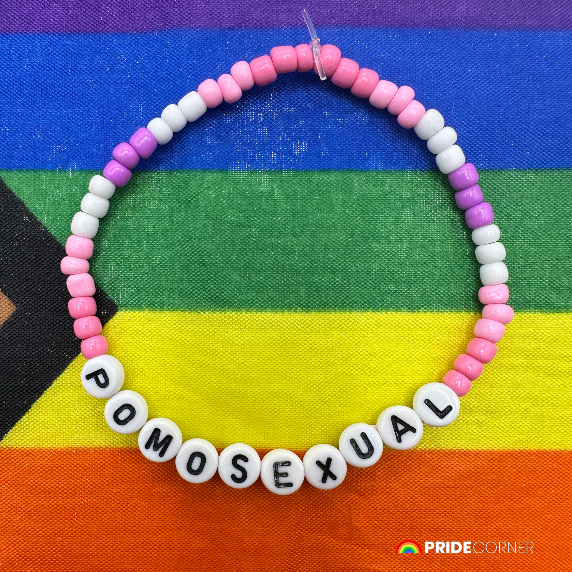 Pomosexual Beaded Bracelets | LGBTQIA+ Inclusive Pride Jewellery