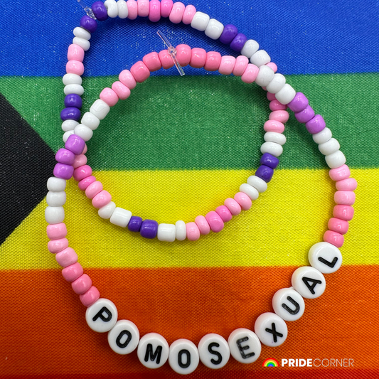 Pomosexual Beaded Bracelets | LGBTQIA+ Inclusive Pride Jewellery