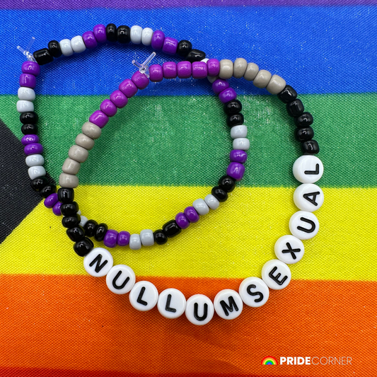 Nullumsexual Beaded Bracelets | LGBTQIA+ Inclusive Pride Jewellery
