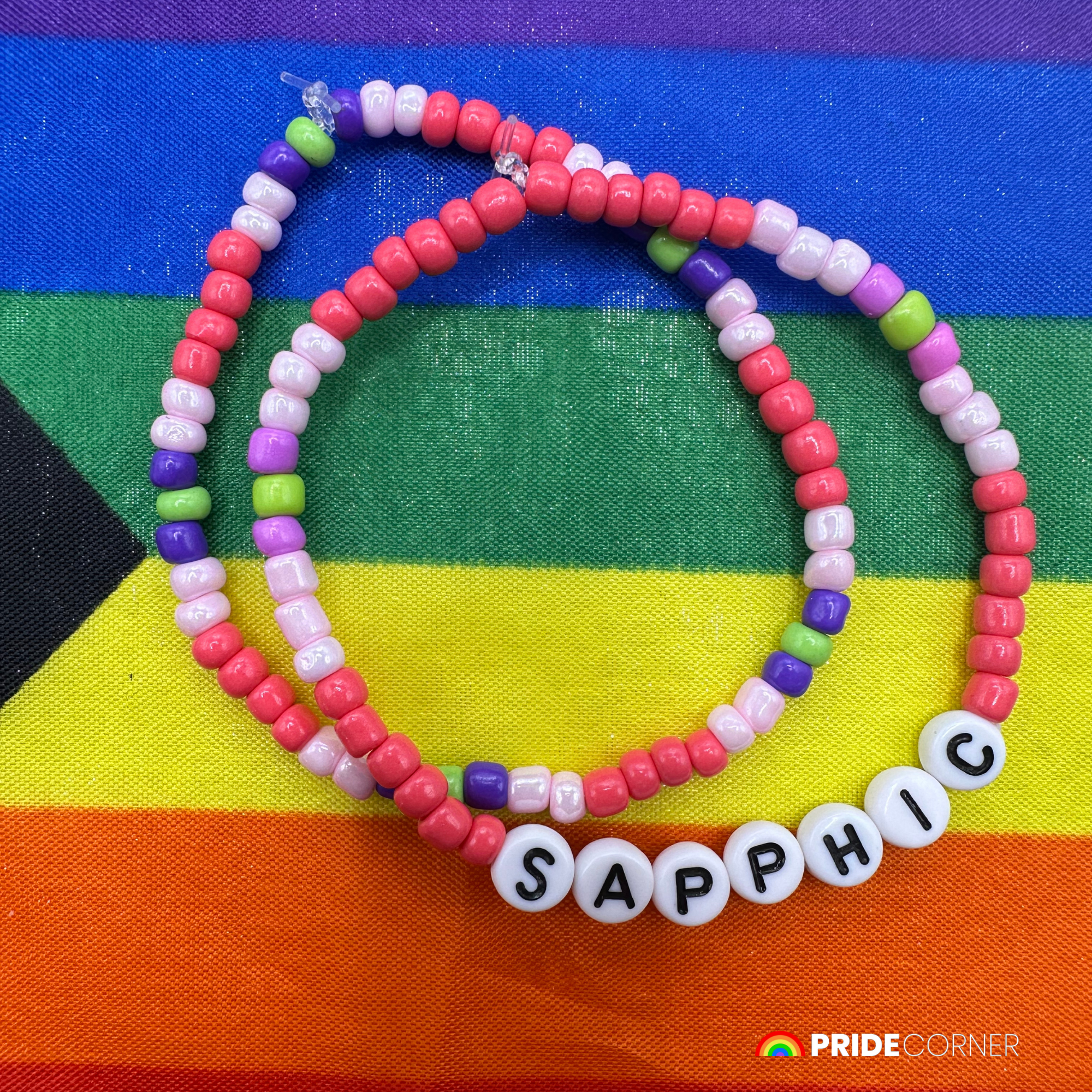Sapphic Beaded Bracelets | LGBTQIA+ Inclusive Pride Jewellery