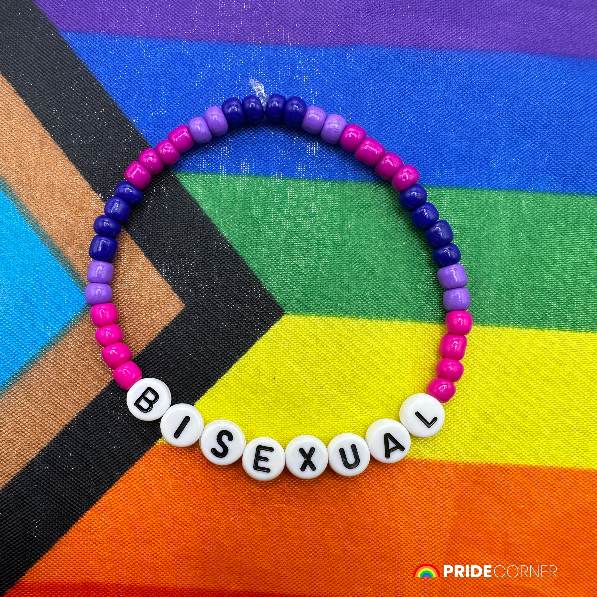 Bisexual Beaded Bracelets | LGBTQIA+ Inclusive Pride Jewellery