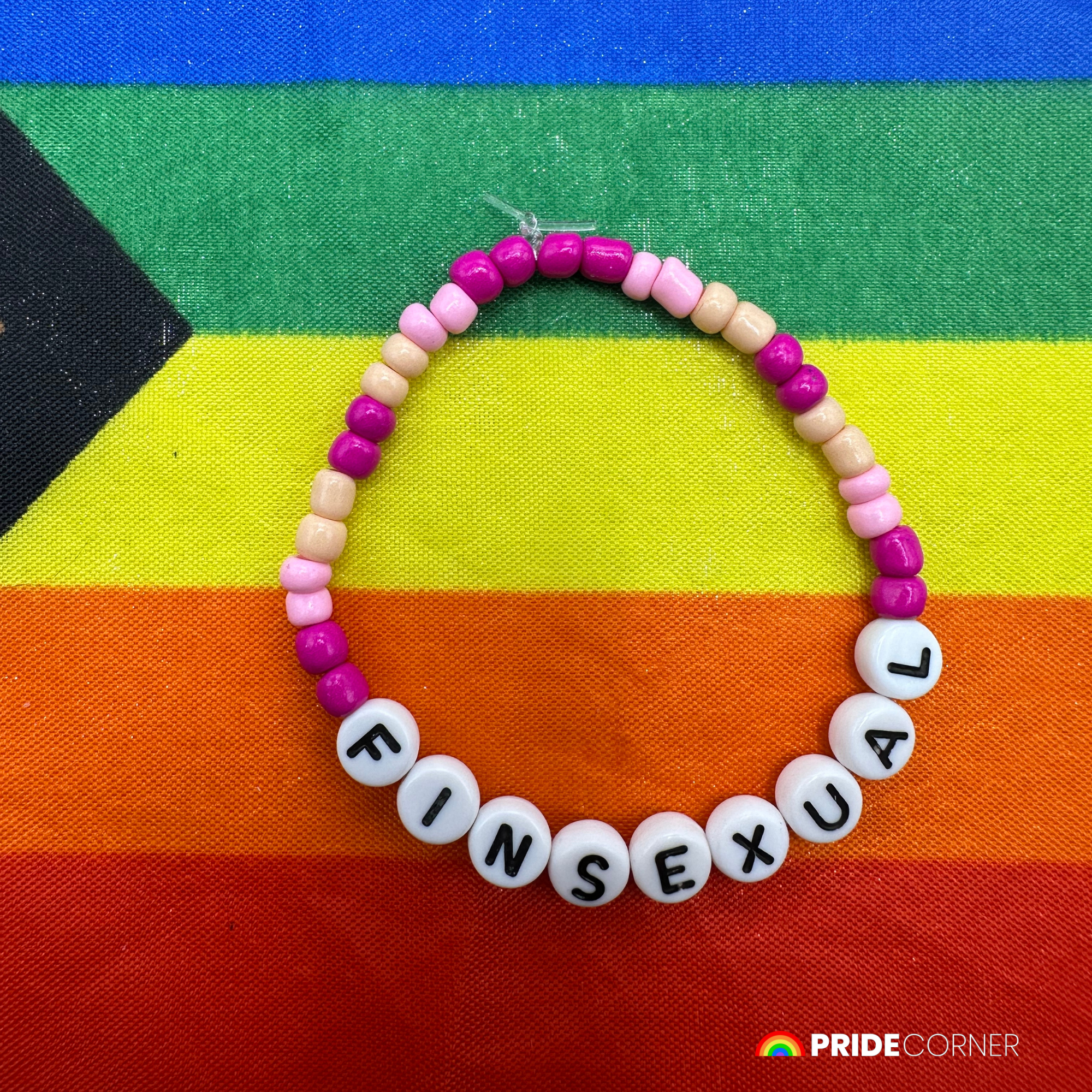 Finsexual Beaded Bracelets | LGBTQIA+ Inclusive Pride Jewellery