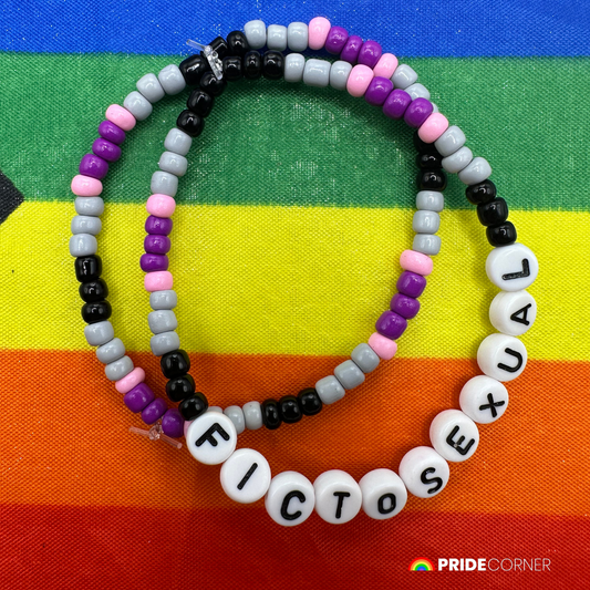 Fictosexual Beaded Bracelets | LGBTQIA+ Inclusive Pride Jewellery