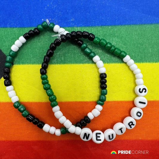 Neutrois Beaded Bracelets | LGBTQIA+ Inclusive Pride Jewellery