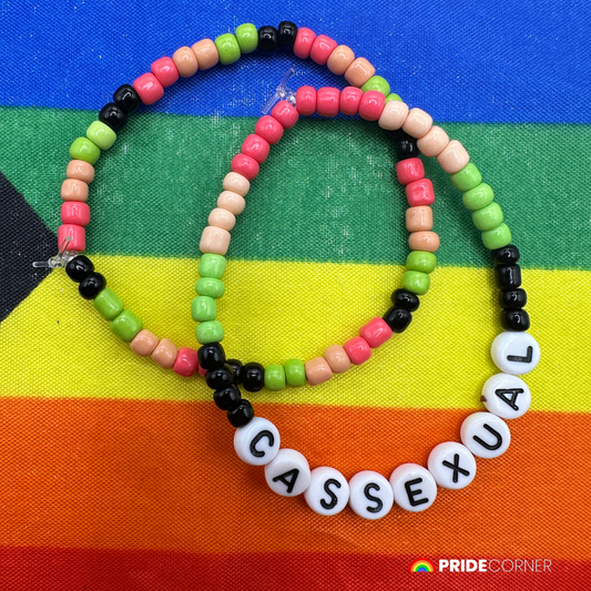 Cassexual Beaded Bracelets | LGBTQIA+ Inclusive Pride Jewellery