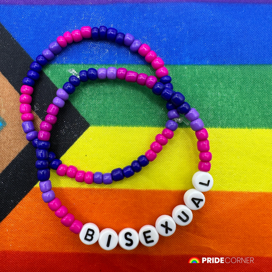 Bisexual Beaded Bracelets | LGBTQIA+ Inclusive Pride Jewellery