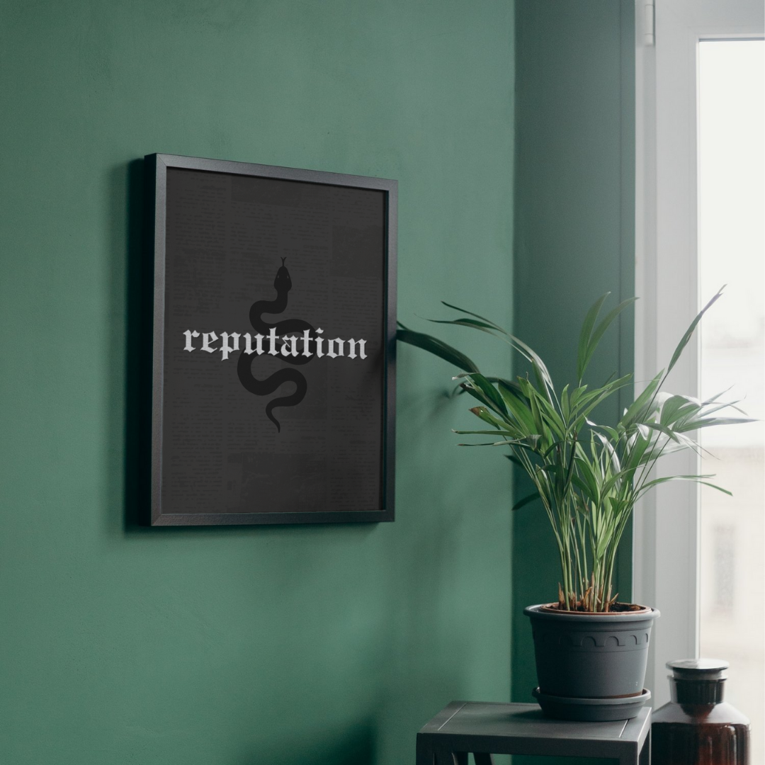 Reputation Taylor Swift Wall Art Print – 8x10 Digital Download | LGBTQIA+ Supporting Prints