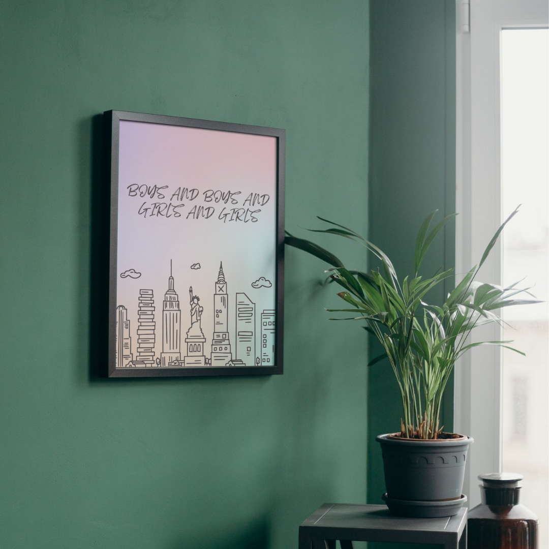 Welcome To New York Taylor Swift Wall Art Print – 8x10 Digital Download | LGBTQIA+ Supporting Prints