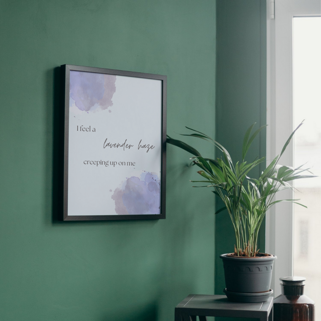 Lavender Haze Taylor Swift Wall Art Print – 8x10 Digital Download | LGBTQIA+ Supporting Prints