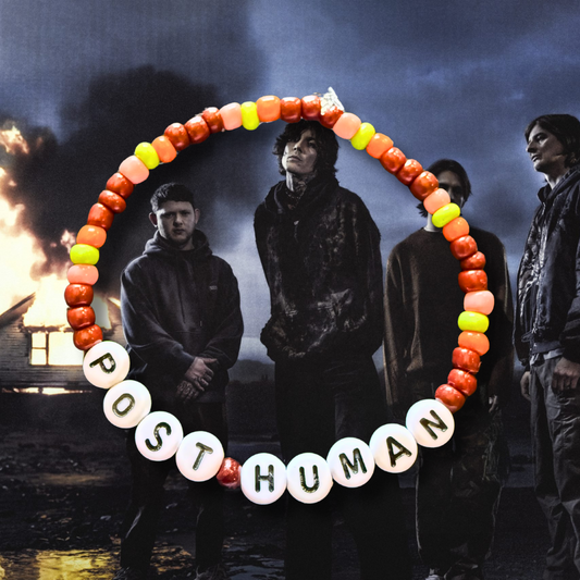 "Post Human" Bring Me The Horizon Beaded Bracelet | LGBTQIA+ Supporting Jewellery