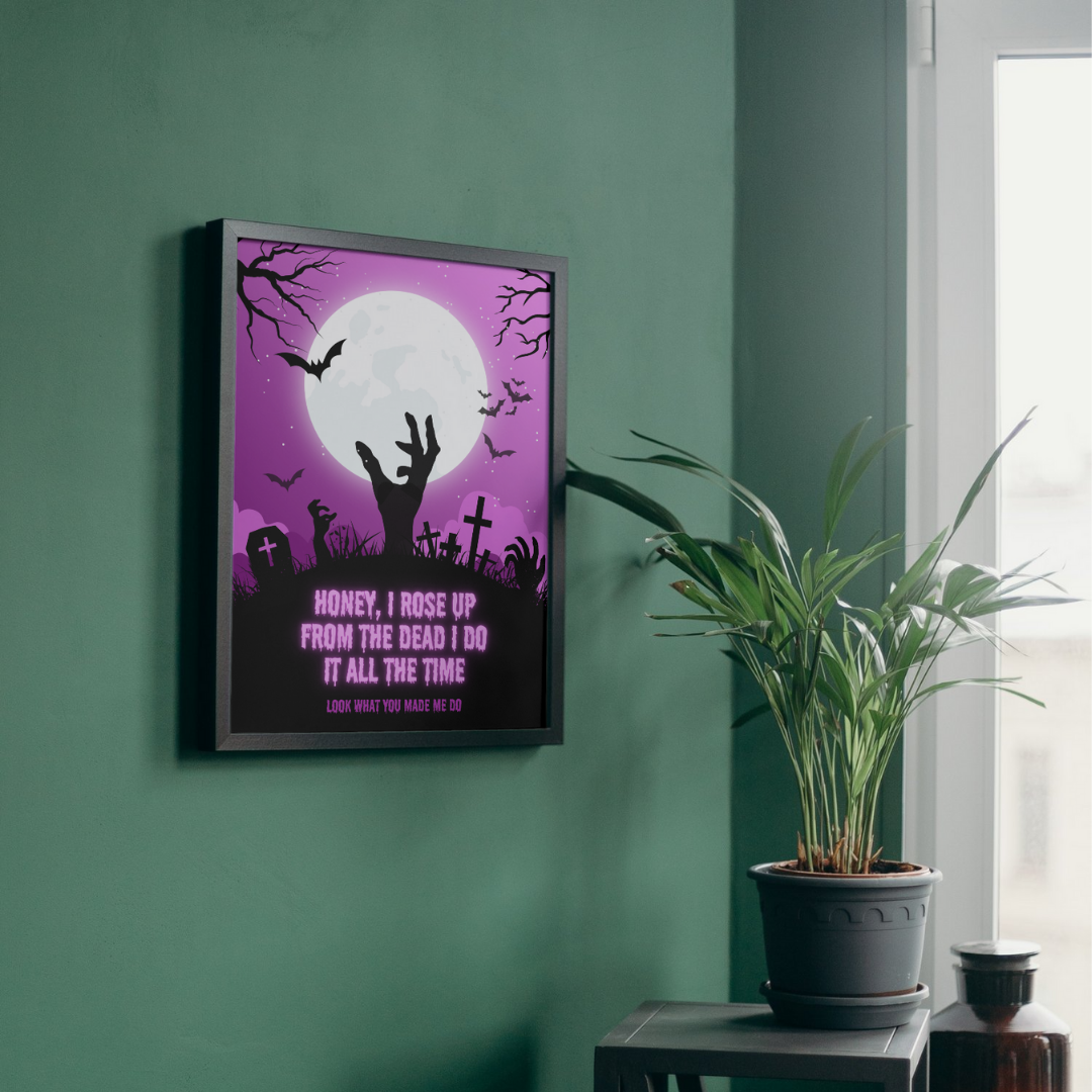 Look What You Made Me Do Taylor Swift Wall Art Print – 8x10 Digital Download | LGBTQIA+ Supporting Prints