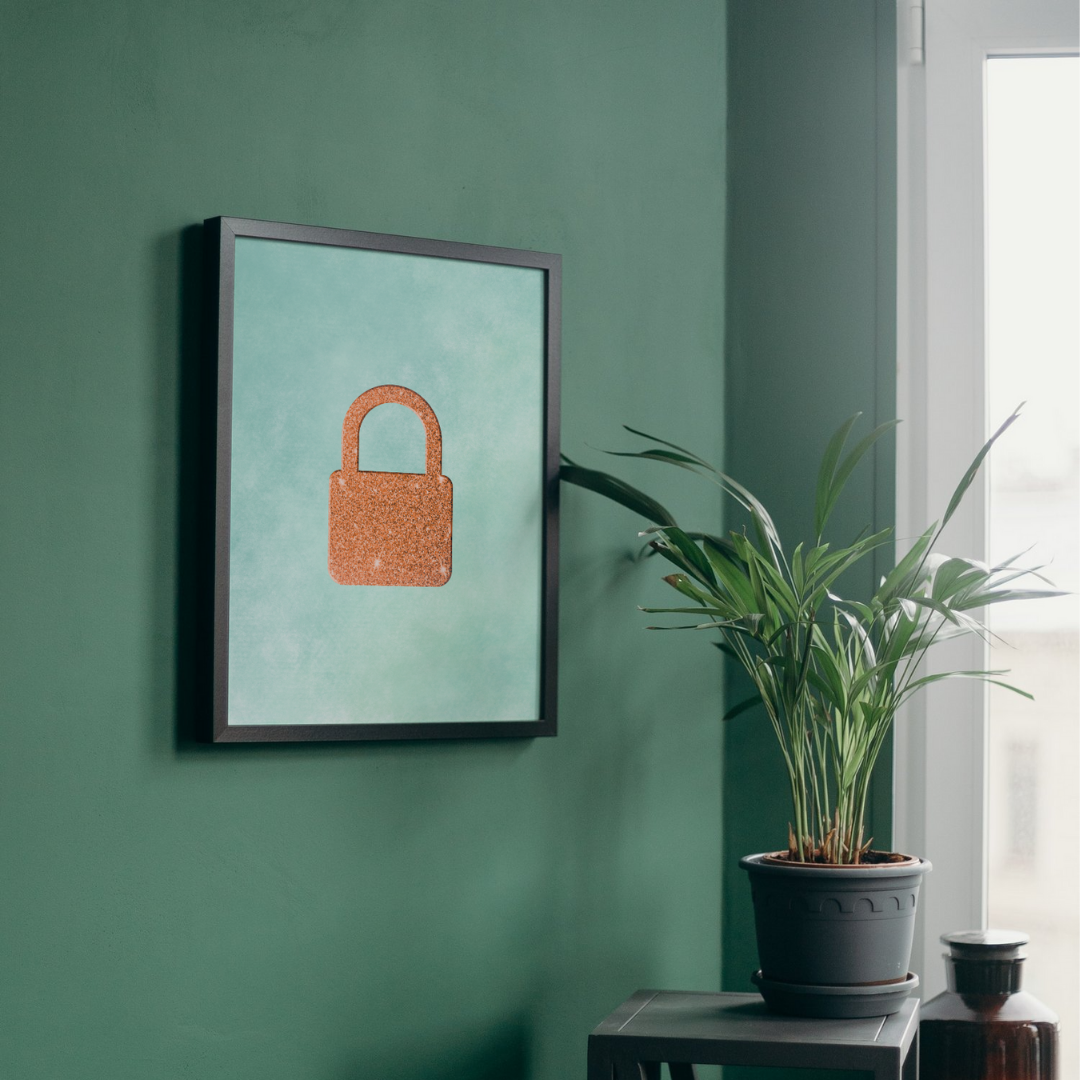 Orange Padlock Taylor Swift Wall Art Print – 8x10 Digital Download | LGBTQIA+ Supporting Prints