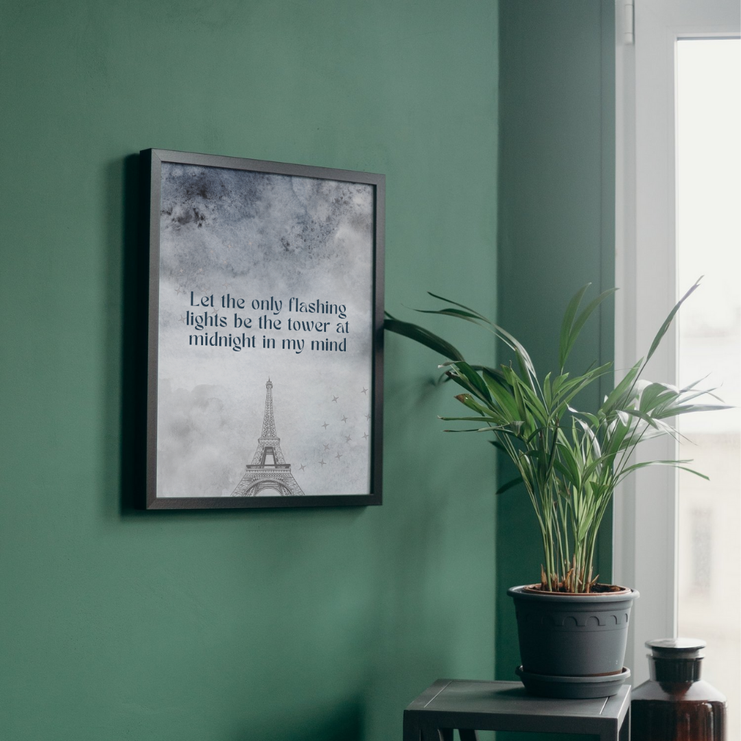 Paris Taylor Swift Wall Art Print – 8x10 Digital Download | LGBTQIA+ Supporting Prints