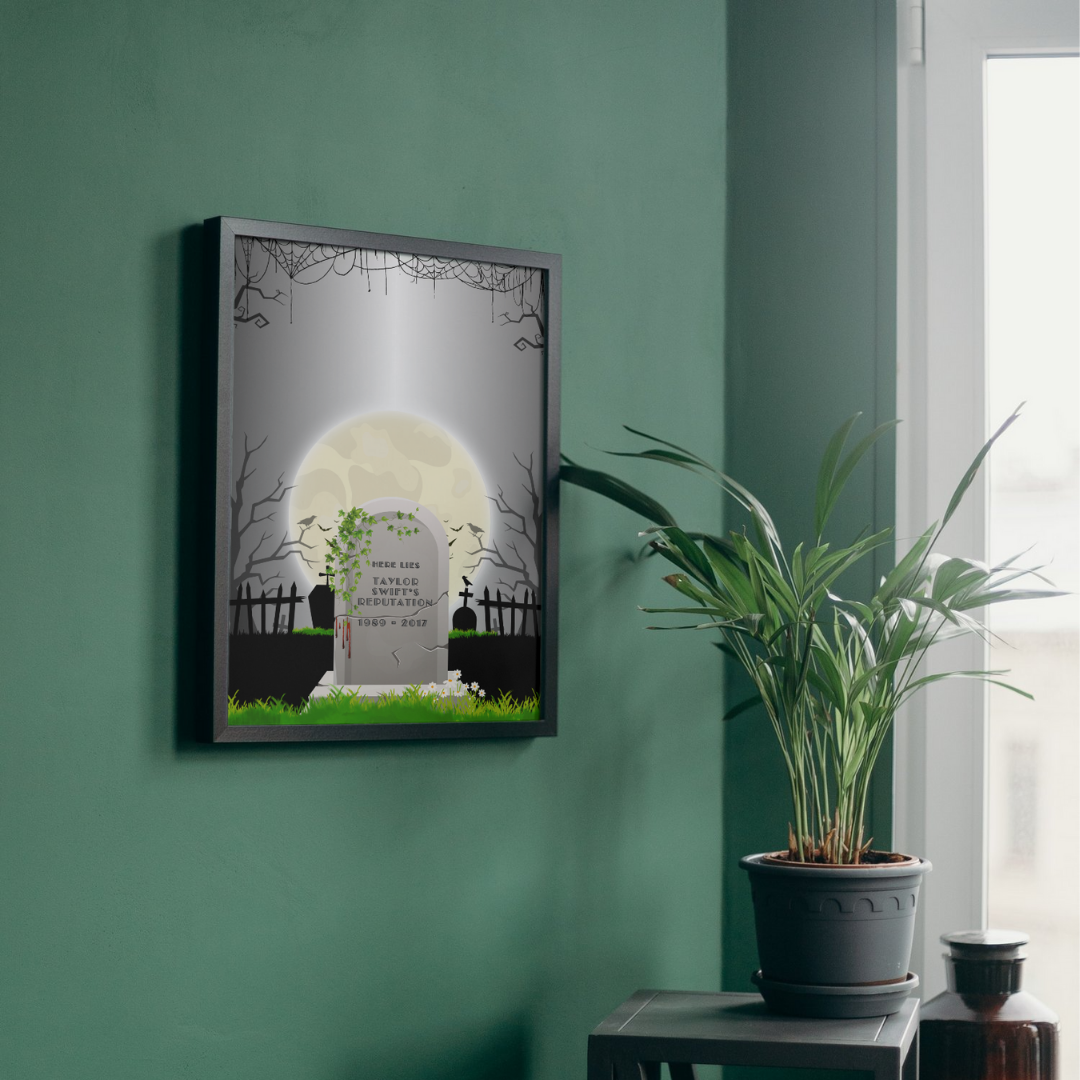 Taylor Swift's Reputation Wall Art Print – 8x10 Digital Download | LGBTQIA+ Supporting Prints