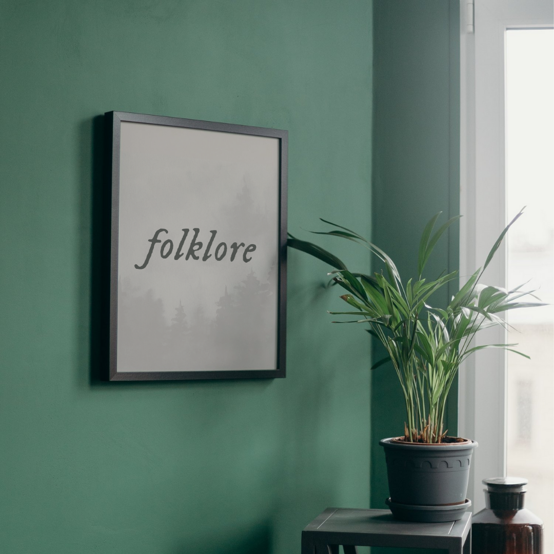 Folklore Taylor Swift Wall Art Print – 8x10 Digital Download | LGBTQIA+ Supporting Prints