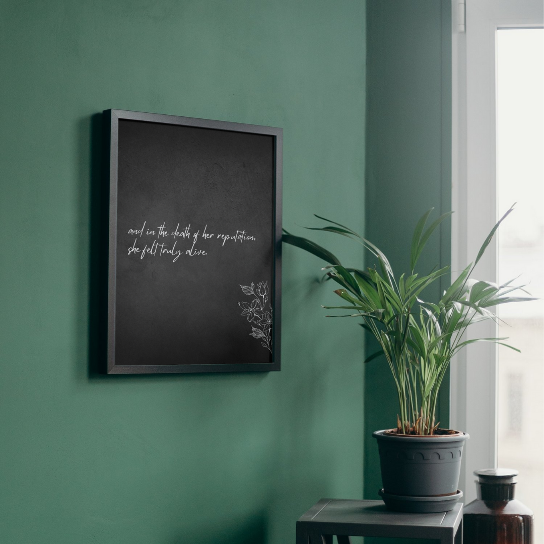 In The Death of Her Reputation Taylor Swift Wall Art Print – 8x10 Digital Download | LGBTQIA+ Supporting Prints