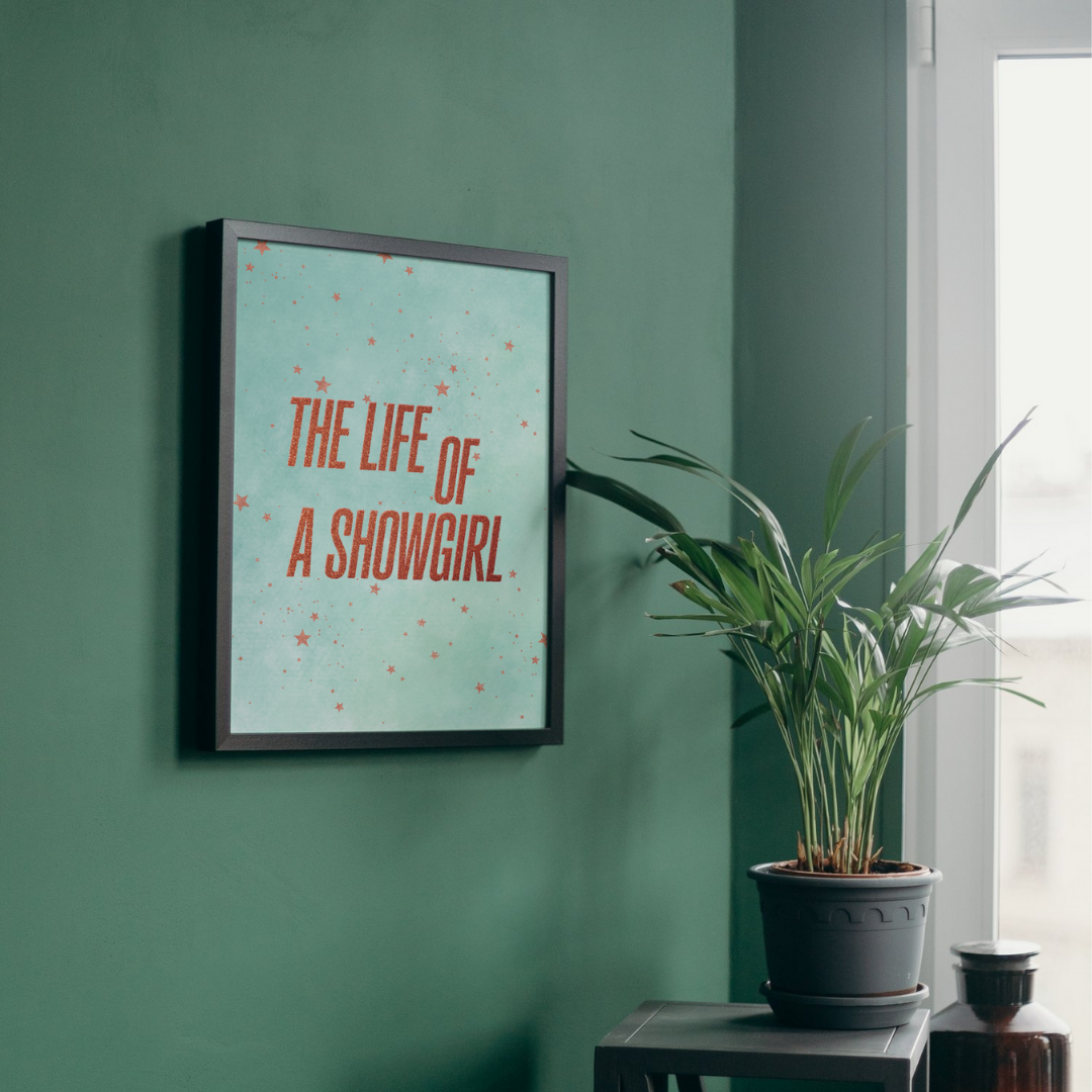 The Life of a Showgirl Taylor Swift Wall Art Print – 8x10 Digital Download | LGBTQIA+ Supporting Prints