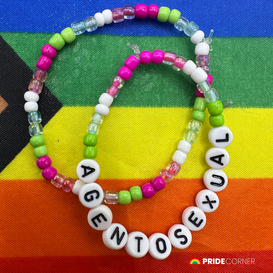 Agentosexual Beaded Bracelets | LGBTQIA+ Inclusive Pride Jewellery