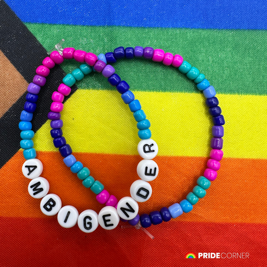 Ambigender Beaded Bracelets | LGBTQIA+ Inclusive Pride Jewellery