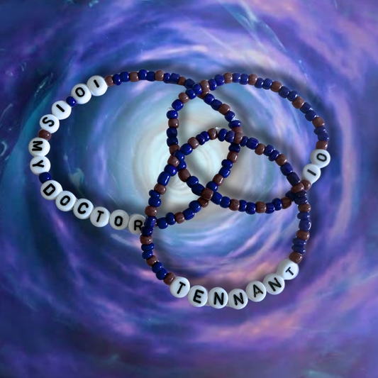 Tenth Doctor (David Tennant) Doctor Who Bracelets | LGBTQIA+ Supporting Jewellery