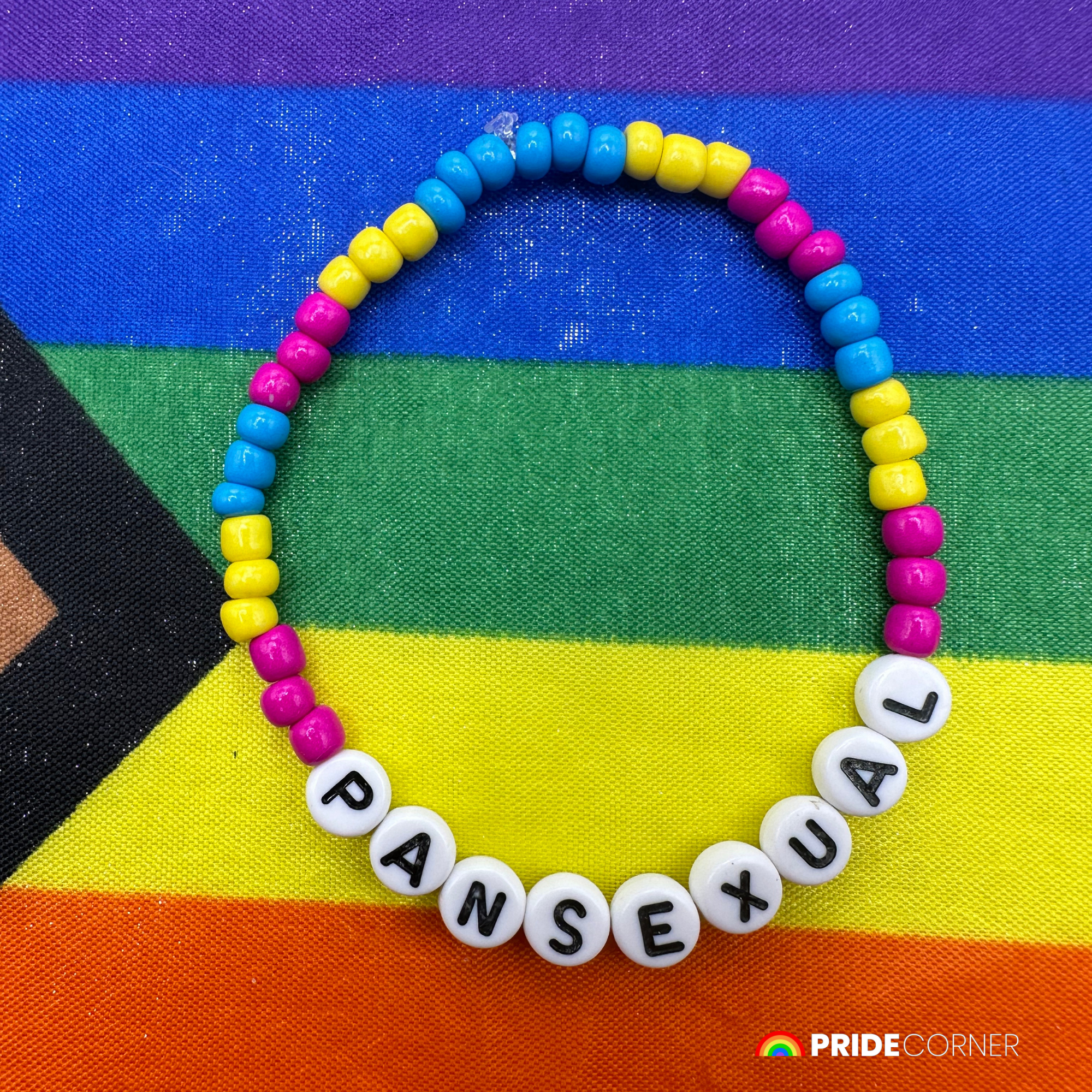 Pansexual Beaded Bracelets | LGBTQIA+ Inclusive Pride Jewellery