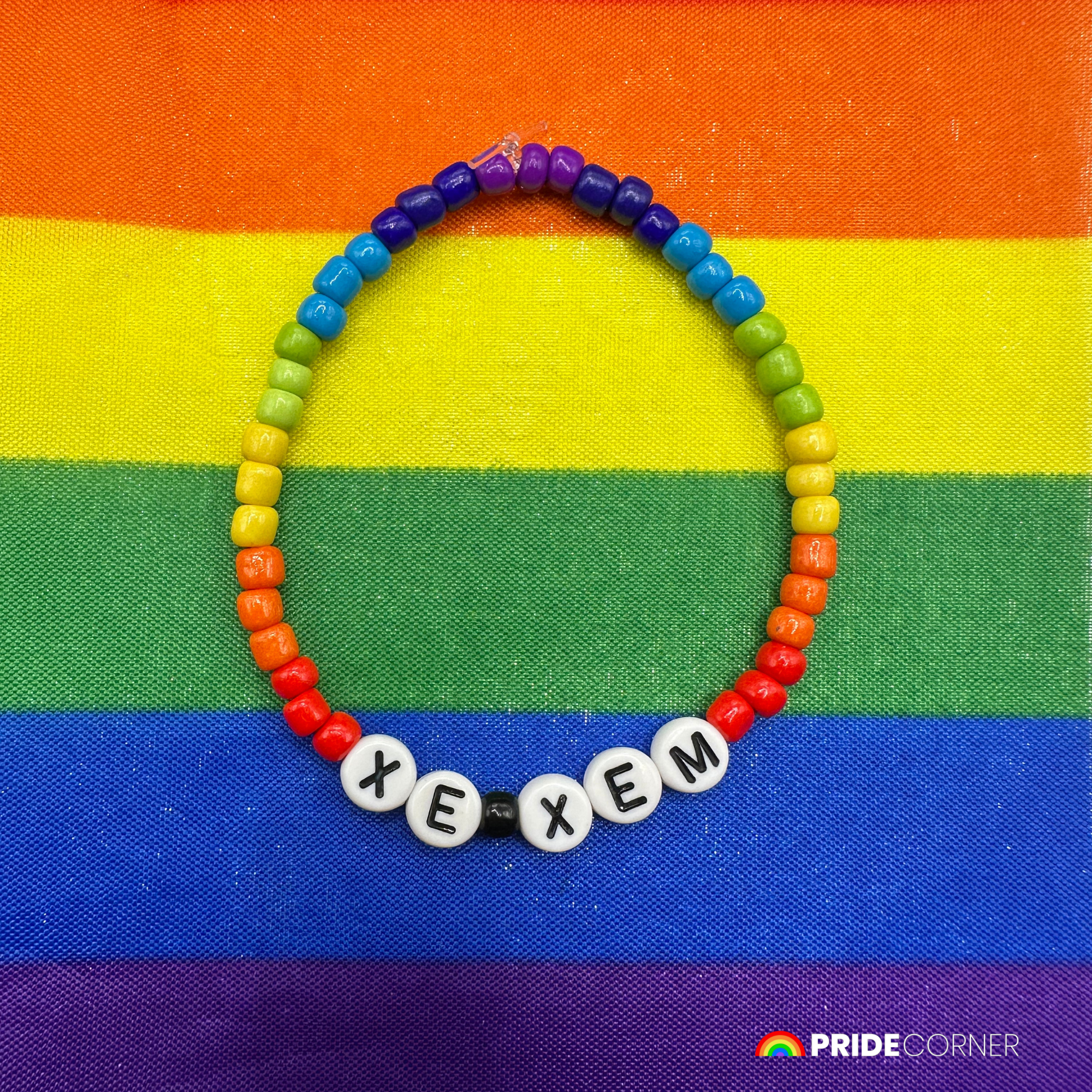 Xe/Xem Pronoun Bracelets | LGBTQIA+ Pride Beaded Jewellery