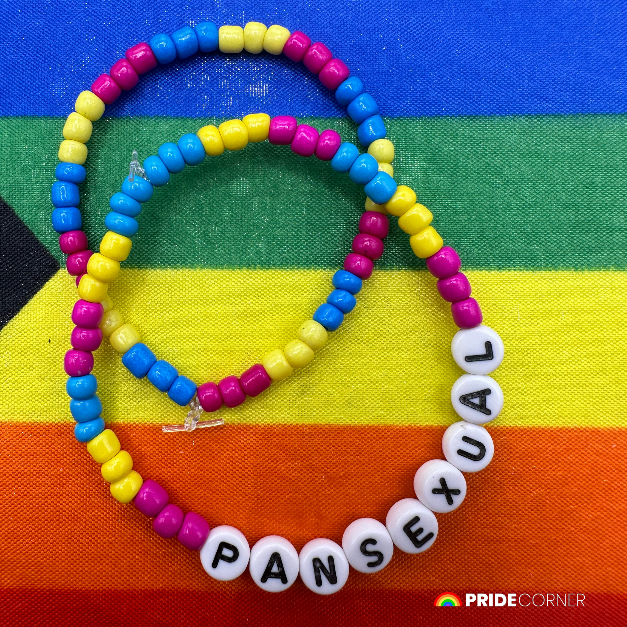 Pansexual Beaded Bracelets | LGBTQIA+ Inclusive Pride Jewellery