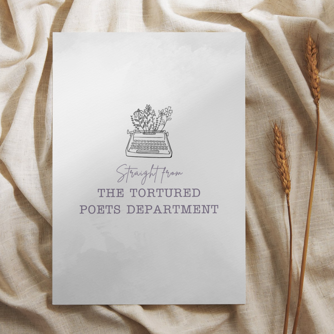 Straight From The Tortured Poets Department Taylor Swift Wall Art Print – 8x10 Digital Download | LGBTQIA+ Supporting Prints