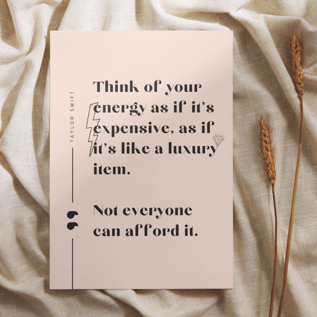 Your Energy Quote Taylor Swift Wall Art Print – 8x10 Digital Download | LGBTQIA+ Supporting Prints