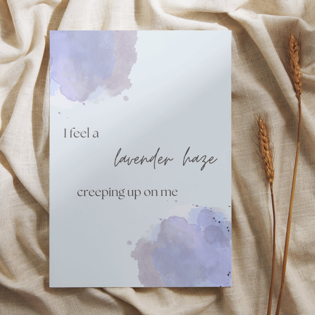 Lavender Haze Taylor Swift Wall Art Print – 8x10 Digital Download | LGBTQIA+ Supporting Prints