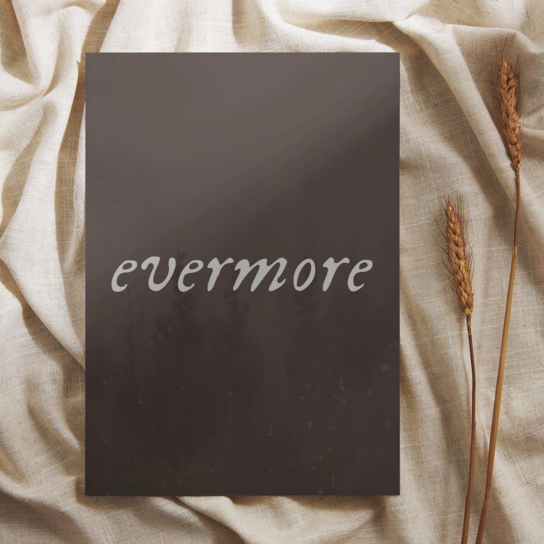 Evermore Taylor Swift Wall Art Print – 8x10 Digital Download | LGBTQIA+ Supporting Prints