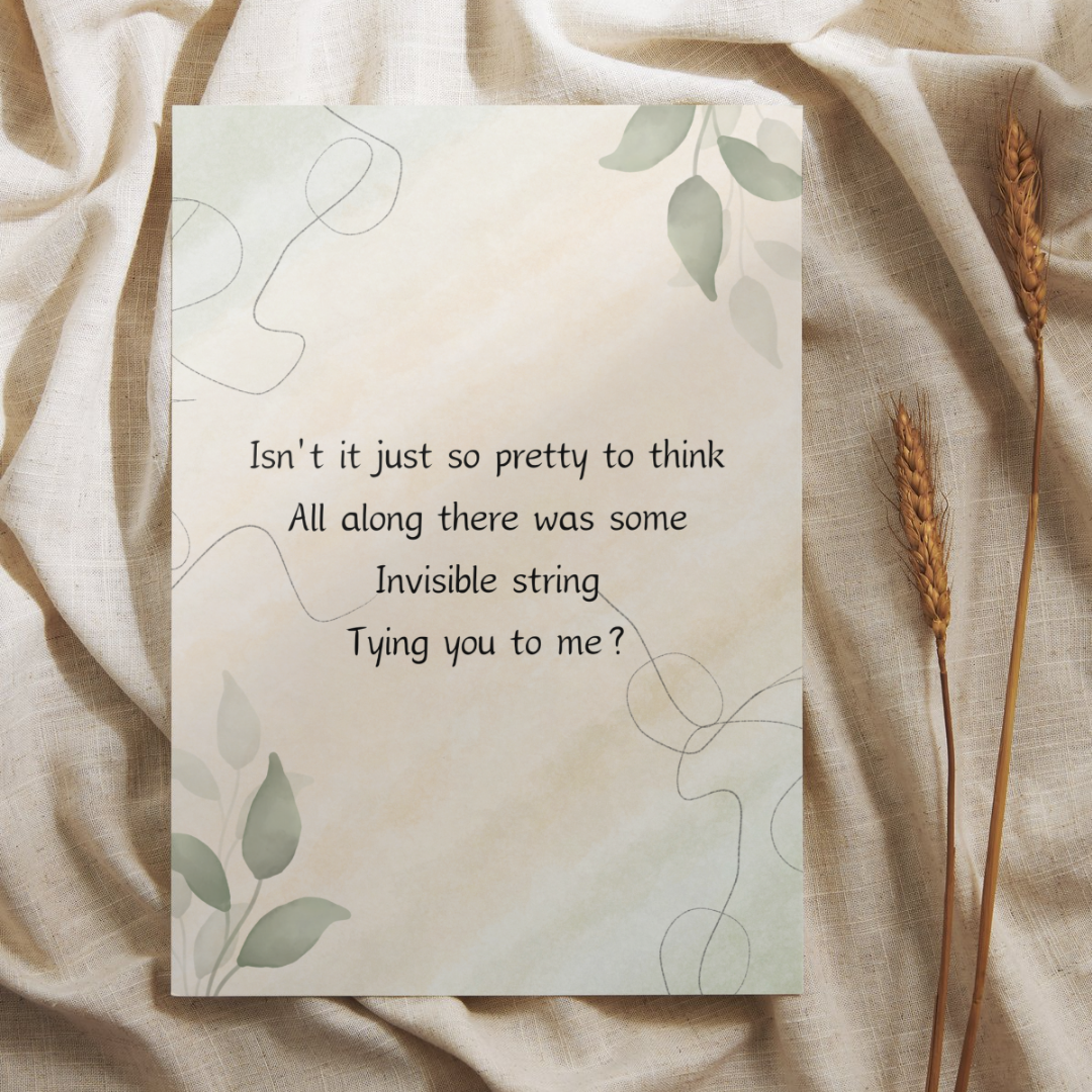 Invisible String Taylor Swift Wall Art Print – 8x10 Digital Download | LGBTQIA+ Supporting Prints