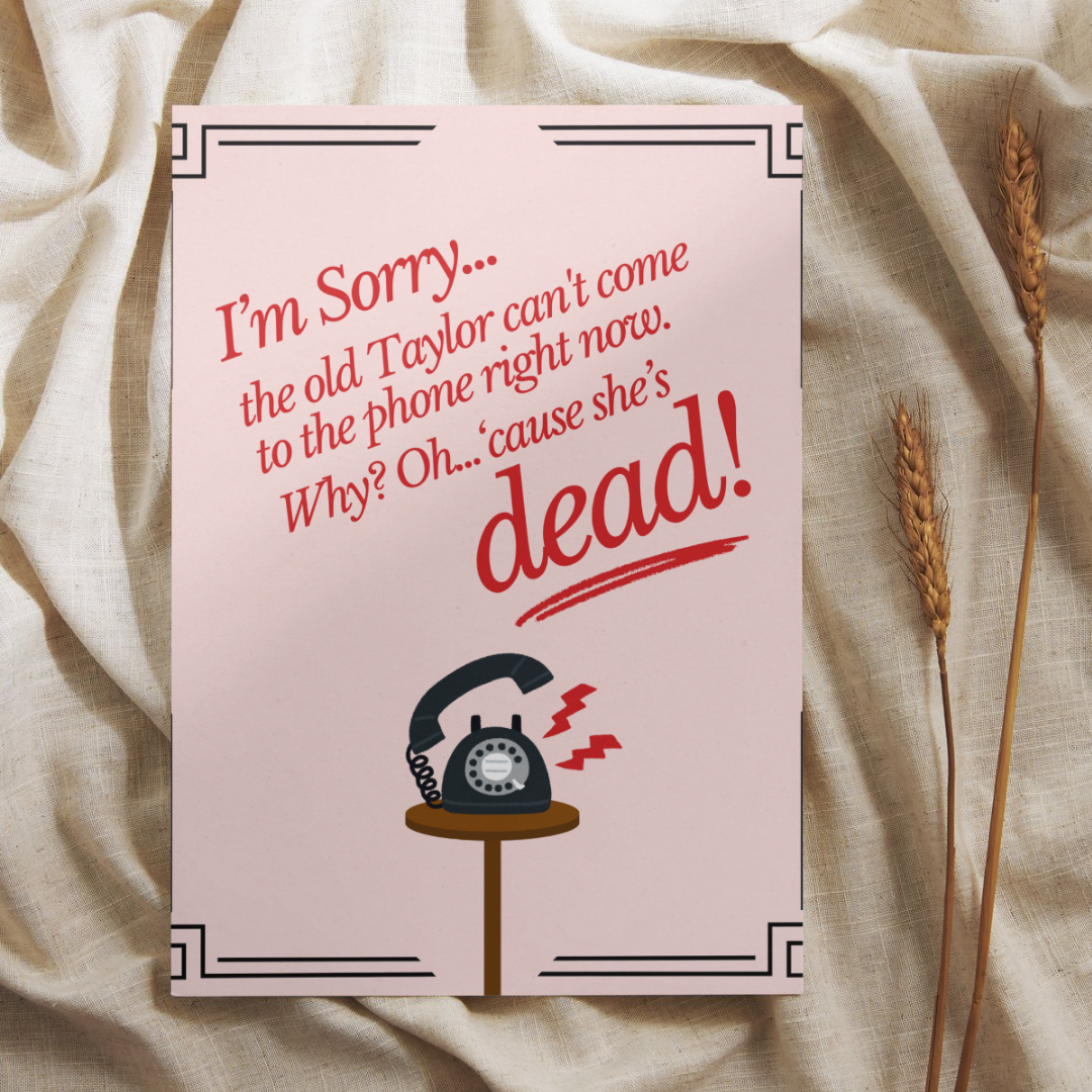 The Old Taylor Taylor Swift Wall Art Print – 8x10 Digital Download | LGBTQIA+ Supporting Prints