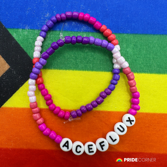 Aceflux Beaded Bracelets | LGBTQIA+ Inclusive Pride Jewellery