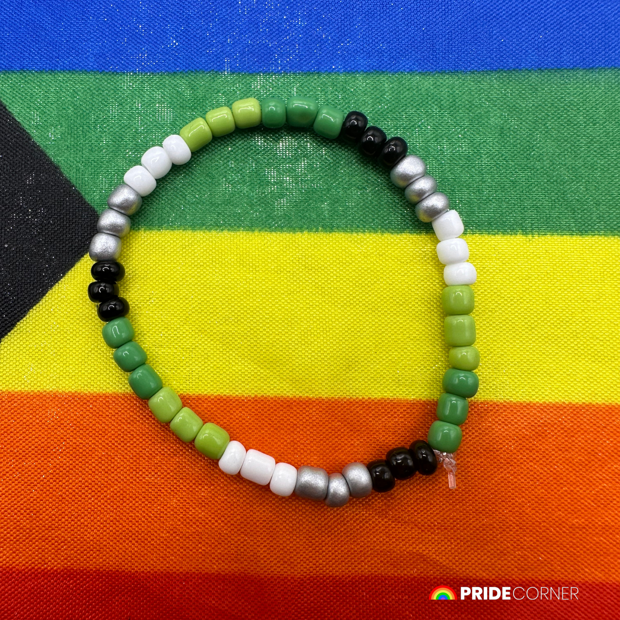 Aromantic Beaded Bracelets | LGBTQIA+ Inclusive Pride Jewellery